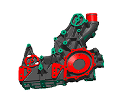 汽车发动机分水器